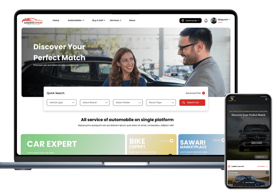 Sawari Expert — vehicle marketplace platform